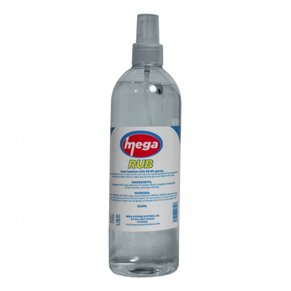 Mega RUB Hand sanitizer 500ML (Spray)