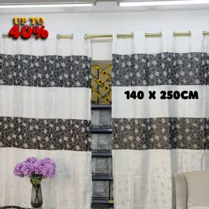 Printed With Glitter (Each) Curtain Piece 1.4M x 2.5M